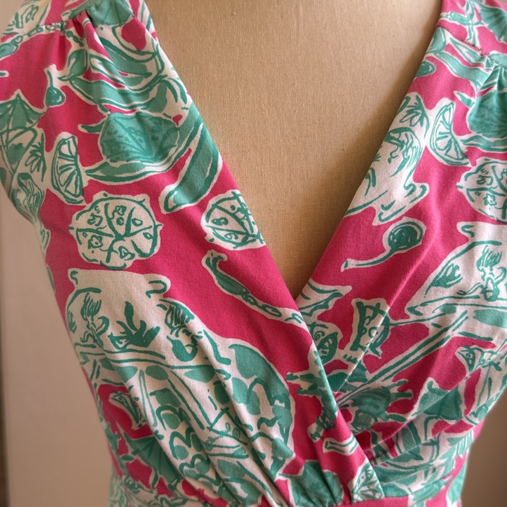 Lily Pulitzer summer dress. Tropical party punch colors. Size small - Picture 2 of 5